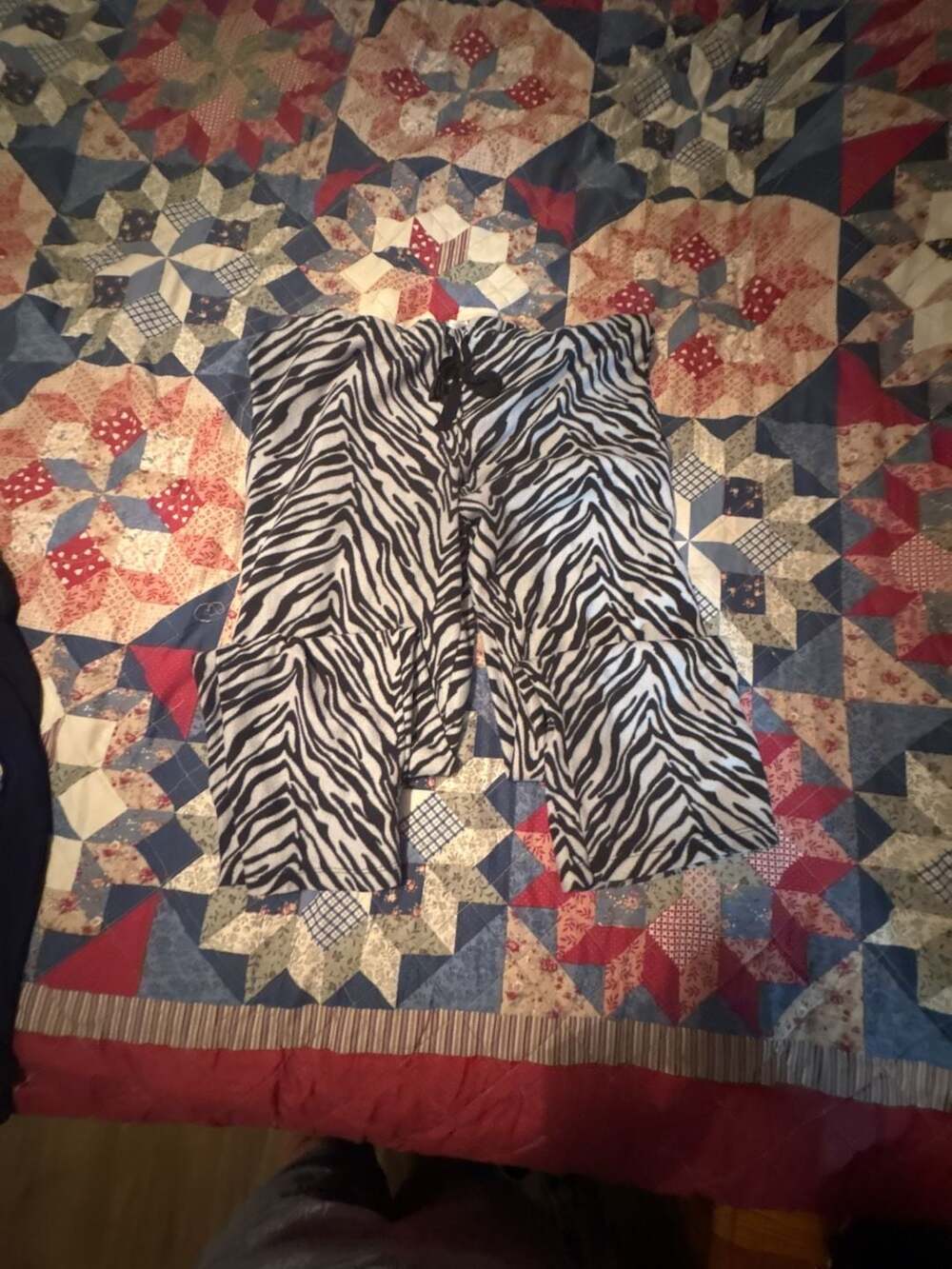 Justice Girls Zebra Print Fleece Pajama Pants Size L (12-14) Ct